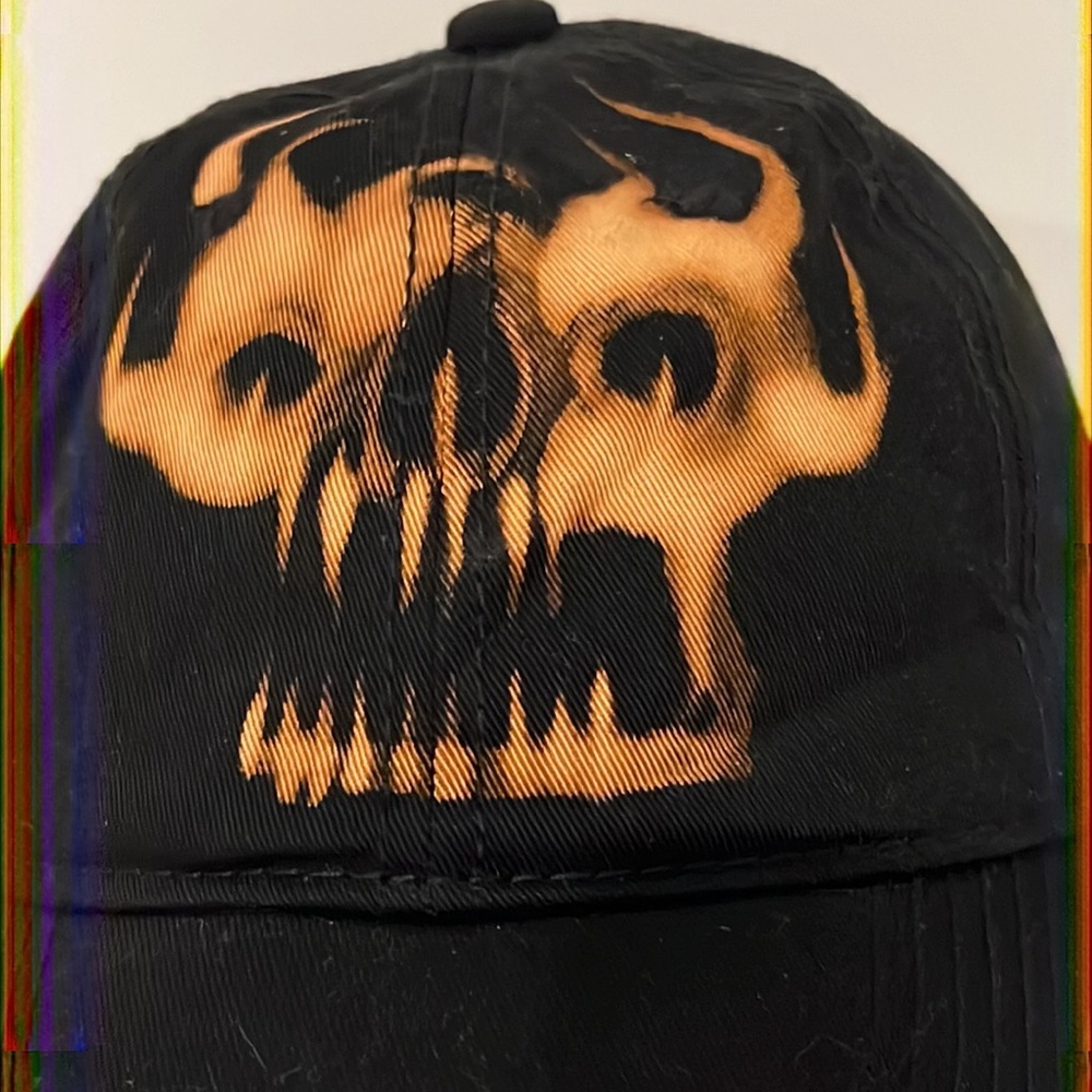 Death By Danko Black Skull Cap O/S